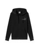 Immagine di PUMA - FELPA CON CAPPUCCIO FULL ZIP NERA ESSENTIAL RHINESTONE FZ HD  DA DONNA , 693552-01