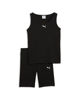 Immagine di PUMA - COMPLETO SHORT + CANOTTA NERO  JUNIOR ( 7-16 ANNI)ESSENTIAL ELEVATED RIB, 692477-01