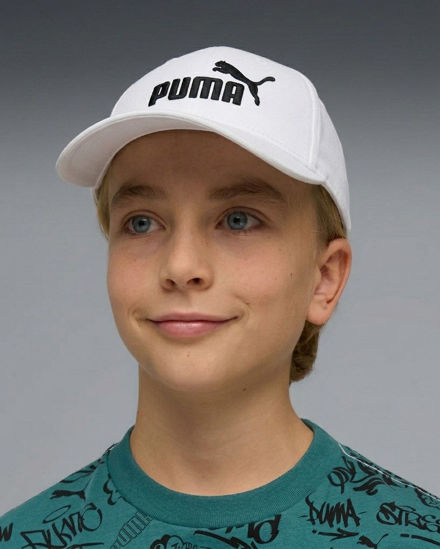 Immagine di PUMA - CAPPELLO DA BASEBALL JUNIOR  BIANCO ESSENTIAL N.1 LOGO ,  026853-01