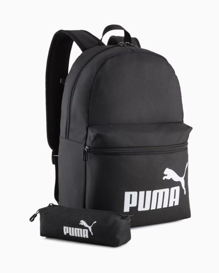 Immagine di PUMA - ZAINO + BORSELLO NERO PHASE BACKPACK LOGO BIANCO,  092190-01