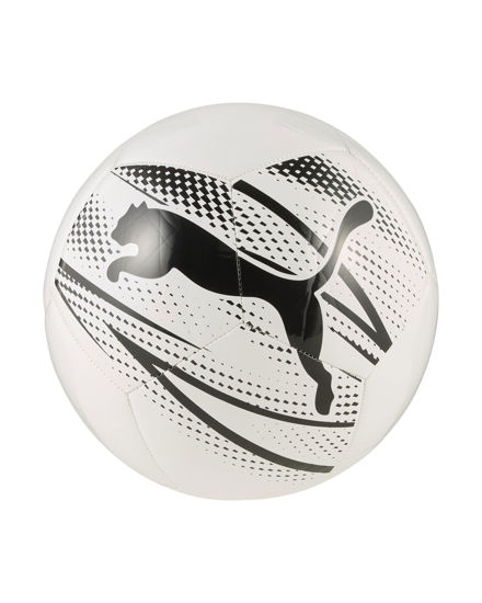 Immagine di PUMA - PALLONE DA CALCIO BIANCO E NERO CON LOGO NERO - ATTACANTO MISURA 5, 084073-18