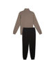 Immagine di PUMA - TUTA COMPLETA FULL ZIP TAUPE E NERA ESSENTIAL SWEAT SUIT - DA UOMO, 684848-93