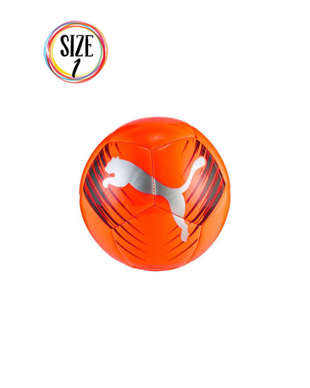 Immagine di PUMA – PALLONE MINI ATTACANTO  ARANCIONE FLUO E NERO CON LOGO ARGENTO MISURA 1 , 084741-04