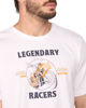 Immagine di BROKER'S - Tshirt manica corta bianca con stampa in cotone