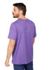 Immagine di BROKER'S - Tshirt manica corta viola con stampa in cotone