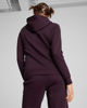 Immagine di PUMA - FELPA CON CAPPUCCIO ESSENTIAL LOGO HOODIE FL VIOLA DA DONNA, 586789-46