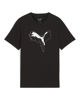 Immagine di PUMA - T-SHIRT JUNIOR ( 7-16 ANNI)  NERA ESSENTIAL +LOGO BIANCO - 681841-01