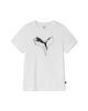 Immagine di PUMA - T-SHIRT JUNIOR ( 7-16 ANNI)  BIANCA ESSENTIAL +LOGO NERO - 681841-52