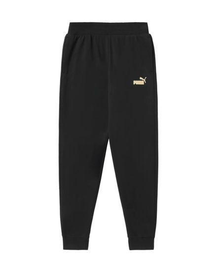 Immagine di PUMA - PANTALONE TUTA  JUNIOR ( 7-16 ANNI) NERO ESSENTIAL+TEXTURED FOIL LOGO, 692210-01