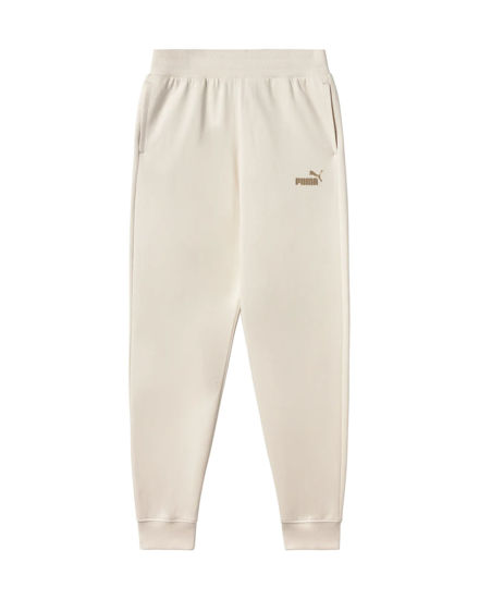 Immagine di PUMA - PANTALONE TUTA  JUNIOR ( 7-16 ANNI) BEIGE ESSENTIAL+TEXTURED FOIL LOGO, 692210-87