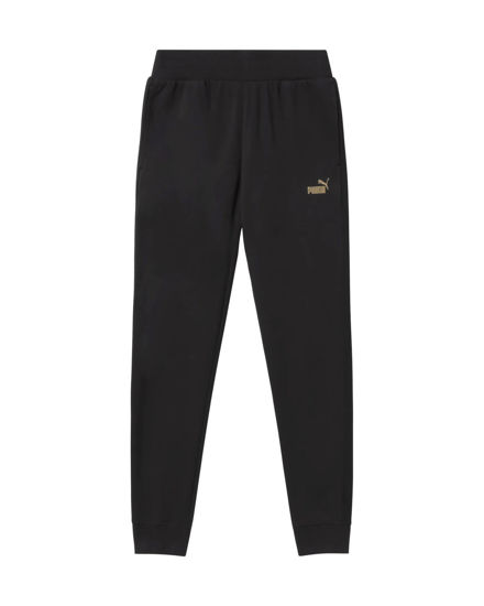 Immagine di PUMA - PANTALONE TUTA  NERO ESSENTIAL+TEXTURED FOIL LOGO DA DONNA, 692200-01