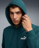 Immagine di PUMA - FELPA CON CAPPUCCIO ESSENTIAL SMALL N.1 LOGO  VERDE DA UOMO, 682575-75