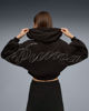 Immagine di PUMA - FELPA CON CAPPUCCIO FULL ZIP ESSENTIAL NERA GRAPHIC  DA DONNA, 635394-01