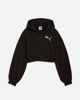 Immagine di PUMA - FELPA CON CAPPUCCIO FULL ZIP ESSENTIAL NERA GRAPHIC  DA DONNA, 635394-01