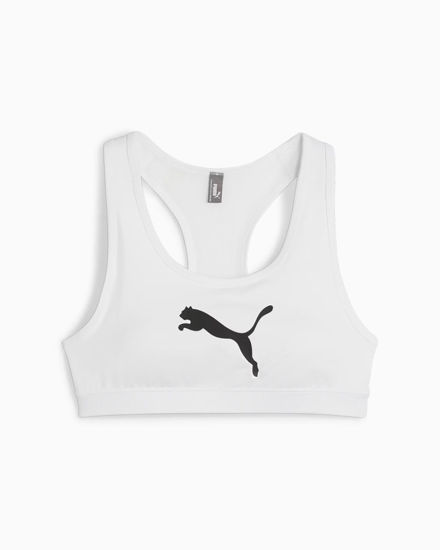 Immagine di PUMA -REGGISENO SPORTIVO 4KEEPS BRA BIANCO DA DONNA, 525317-02