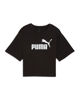 Immagine di PUMA - T-SHIRT ESSENTIAL CROPPED NO.1 LOGO RELAXED NERA DA DONNA, 684972-01