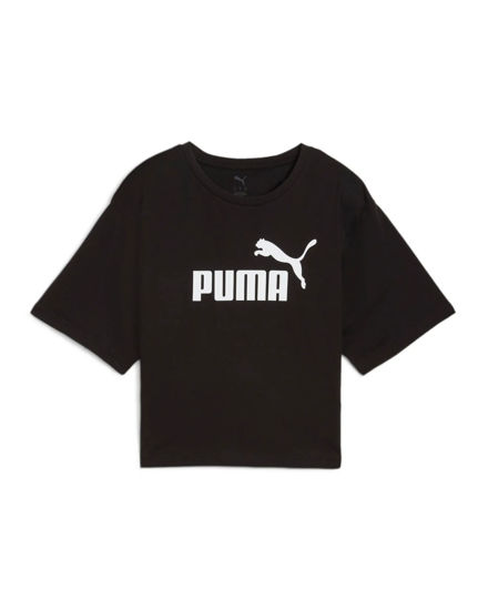 Immagine di PUMA - T-SHIRT ESSENTIAL CROPPED NO.1 LOGO RELAXED NERA DA DONNA, 684972-01