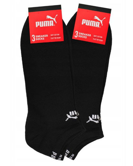 Immagine di PUMA - SET 3 PAIA FANTASMINO NERO, 701235357_001
