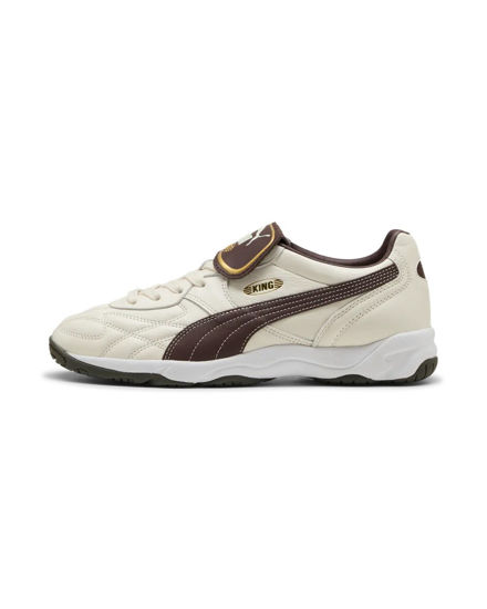 Immagine di PUMA - SNEAKERS KING INDOOR BEIGE E MARRONE DA UOMO, 401683-18