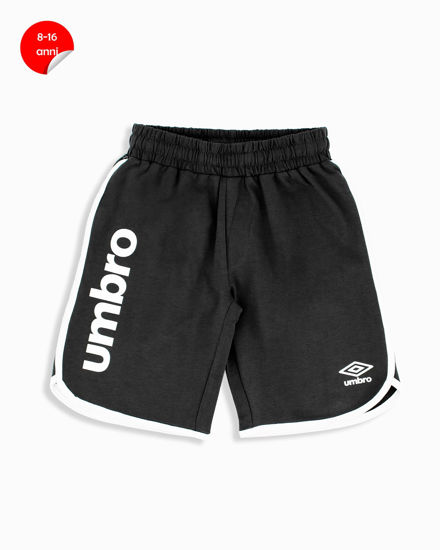 Immagine di UMBRO - Bermuda ragazzi 8-16 anni nero in cotone