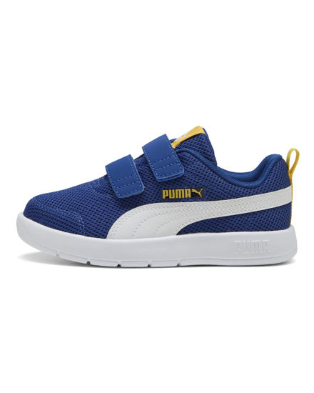 Immagine di PUMA - SNEAKERS KIDS OURTFLEX V3 MESH BLU, BIANCA E GIALLA DAL 28 AL 35, 398085-05