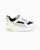 Immagine di PUMA - SNEAKERS KIDS TRINITY 2 LT TD  BIANCA, NERA, GRIGIA E LIME DAL 20 AL 27, 403705-13