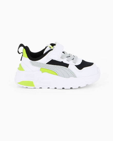 Immagine di PUMA - SNEAKERS KIDS TRINITY 2 LT TD  BIANCA, NERA, GRIGIA E LIME DAL 20 AL 27, 403705-13