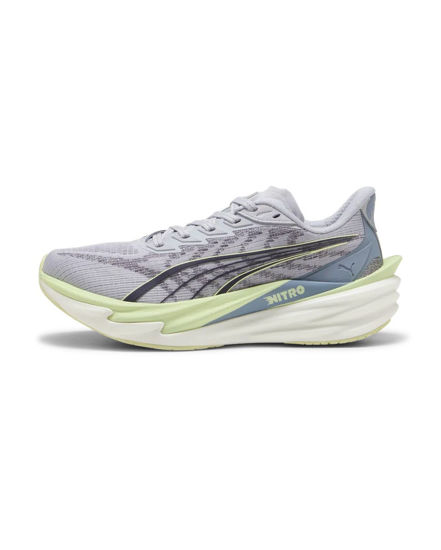 Immagine di PUMA - SNEAKERS  DEVIATE NITRO 4 GRIGIA, NERA E LIME DA DONNA, 312124-03