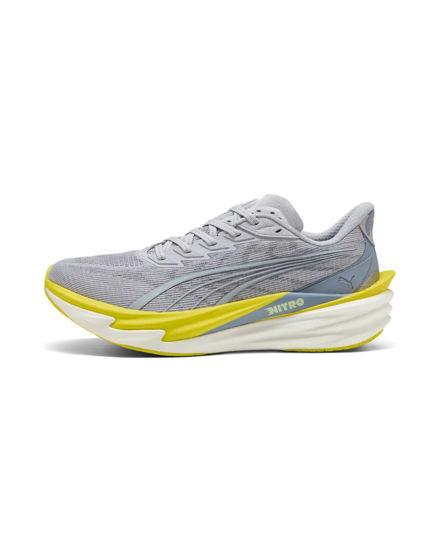 Immagine di PUMA - SNEAKERS DEVIATE NITRO 4 GRIGIA E LIME DA UOMO, 312123-03