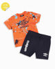 Immagine di UMBRO - Completo mezza manica neonato 12-30 mesi arancione in cotone