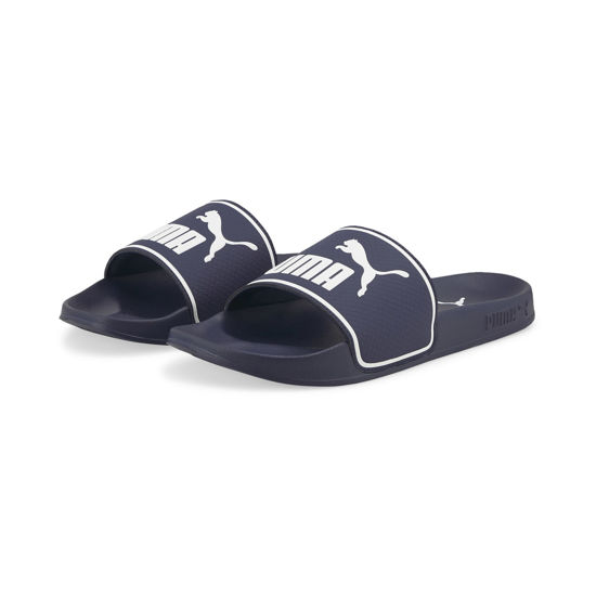 Immagine di PUMA -CIABATTE LEADCAT 2.0 BLU CON DETTAGLI BIANCHI DA UOMO 384139-04