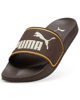 Immagine di PUMA -CIABATTE LEADCAT 2.0 MARRONI CON DETTAGLI GIALLI DA UOMO 384139-45