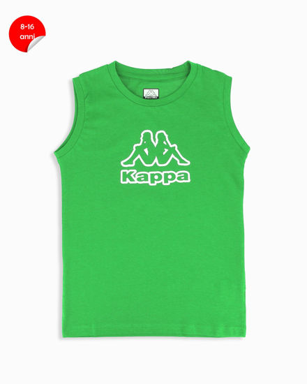 Immagine di KAPPA - Canotta ragazzo verde ragazzi 8-16 anni in cotone