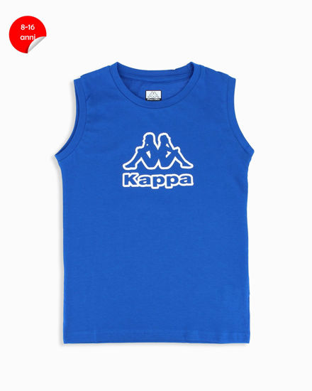 Immagine di KAPPA - Canotta ragazzo blu elettrico ragazzi 8-16 anni in cotone