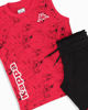 Immagine di KAPPA - Completo smanicato bambino 3-7 anni blu rosso in cotone