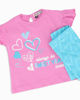Immagine di SWEET YEARS - Completo mezza manica rosa neonata 12-30 mesi in cotone