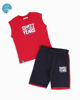 Immagine di SWEET YEARS - Completo smanicato rosso bambini 3-7 anni in cotone