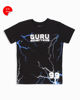 Immagine di GURU - Tshirt manica corta nera bambino 8-16 anni in cotone
