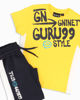 Immagine di GURU - Completo manica corta giallo bambino 3-7 anni in cotone