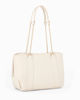 Immagine di RIFLE - Borsa due manici beige con parte frontale scamosciata