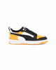 Immagine di PUMA - SNEAKERS JUNIOR REBOUND V6 LO GS GIALLE CON DETTAGLI BIANCHI E NERI DAL 36 AL 39, 393833-18