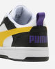 Immagine di PUMA - SNEAKERS JUNIOR REBOUND V6 LO GS BIANCHE CON DETTAGLI GIALLI E NERI DAL 36 AL 39, 393833-23