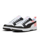 Immagine di PUMA - SNEAKERS JUNIOR REBOUND V6 LO GS BIANCHE CON DETTAGLI ROSA PESCA E NERI DAL 36 AL 39, 393833-24