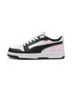 Immagine di PUMA - SNEAKERS JUNIOR REBOUND V6 LO GS BIANCHE CON DETTAGLI ROSA  E NERI DAL 36 AL 39, 393833-37