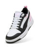 Immagine di PUMA - SNEAKERS JUNIOR REBOUND V6 LO GS BIANCHE CON DETTAGLI ROSA  E NERI DAL 36 AL 39, 393833-37
