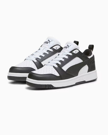 Immagine di PUMA - SNEAKERS JUNIORREBOUND V6 LO GS BIANCHE CON DETTAGLI NERI DAL 36 AL 39, 393833-01
