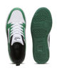 Immagine di PUMA - SNEAKERS JUNIOR REBOUND V6 LO GS BIANCHE CON DETTAGLI VERDI E NERI DAL 36 AL 39, 393833-05