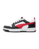 Immagine di PUMA - SNEAKERS JUNIOR REBOUND V6 LO GS BIANCHE CON DETTAGLI NERI  E ROSSI DAL 36 AL 39, 393833-04