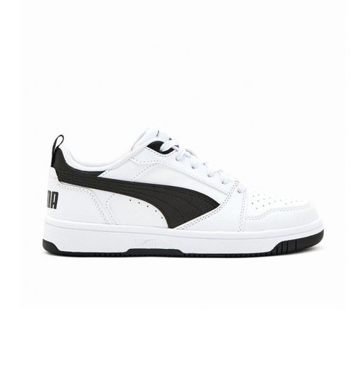 Immagine di PUMA - SNEAKERS JUNIOR REBOUND V6 LO GS BIANCHE CON DETTAGLI NERI DAL 36 AL 39, 393833-02