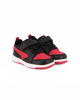 Immagine di PUMA - SNEAKERS KIDS REBOUND V6 LO AC+TD NERA CON DETTAGLI ROSSI DAL 20 AL 27, 397420-11